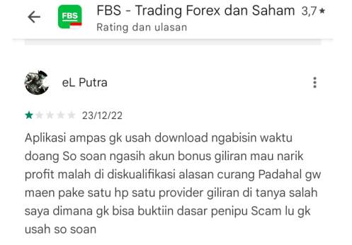 Event Broker FBS Diduga Tipu-tipu Pengguna