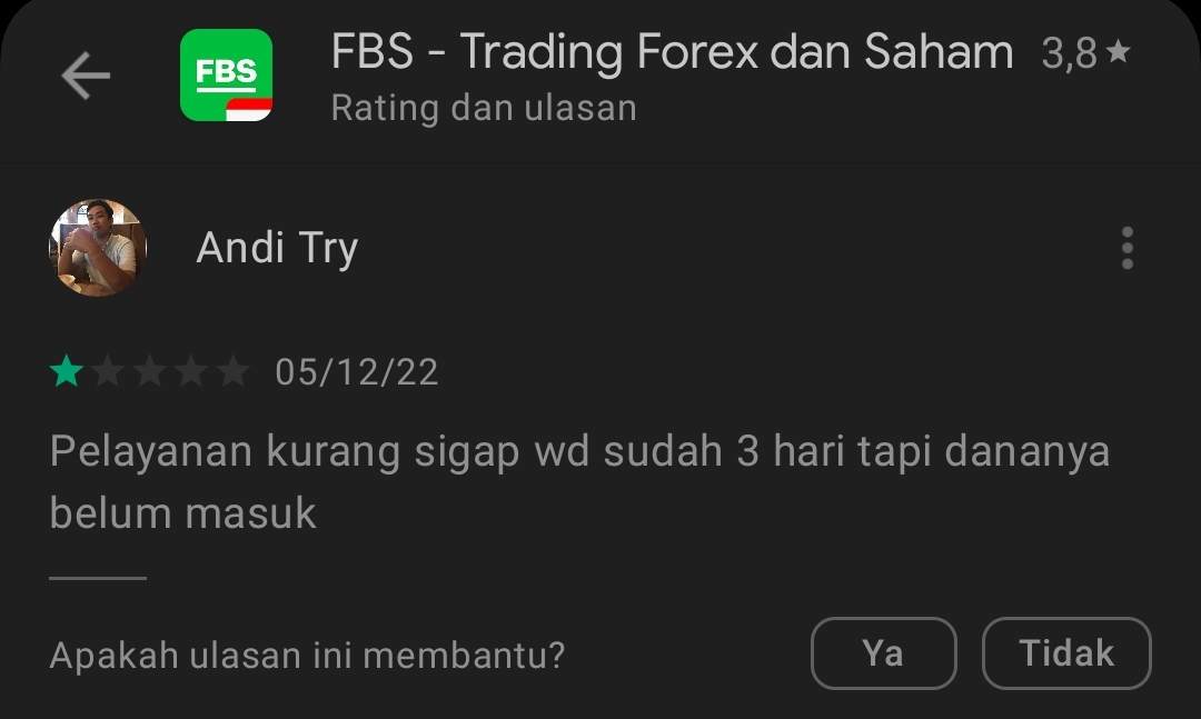 Nasabah Broker FBS Kesal, 3 Hari Withdraw Tak Kunjung Masuk