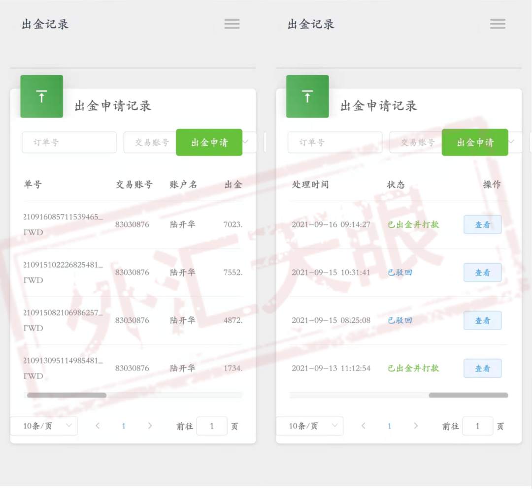 小尝甜头，结果投资资金全部打水漂！而虚假OBFX仍在诱导投资者！