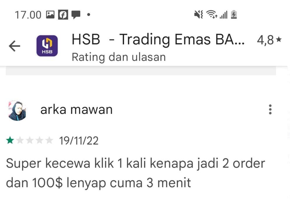 Aplikasi HSB Bug, Nasabah Rugi Dalam Waktu 3 Menit 