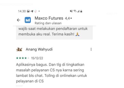 Pelayanan CS Maxco Sangat Lamban?