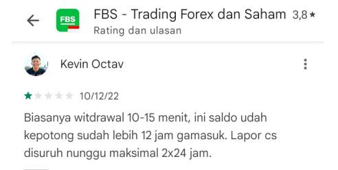 Layanan WD Broker FBS Terbilang Sangat Buruk!