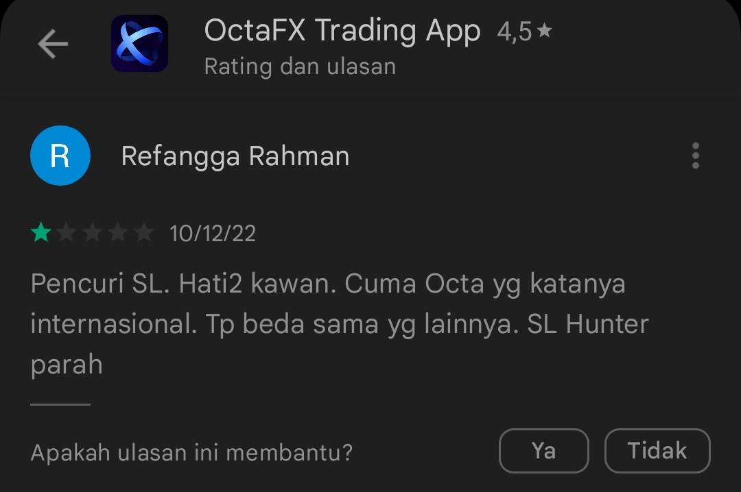 Waspada! Stop Hunter di Broker OctaFx