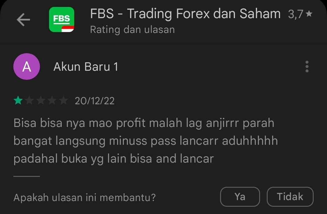 Broker FBS Diduga Sengaja Membuat Aplikasi Mengalami Lagging