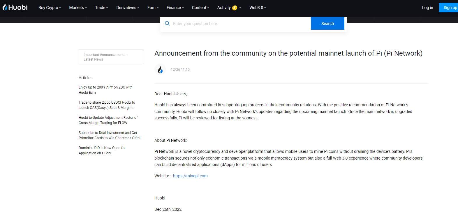 Huobi gây sốt khi tuyên bố xem xét niêm yết Pi Network, Huobi sẽ được gì khi niêm yết Pi?