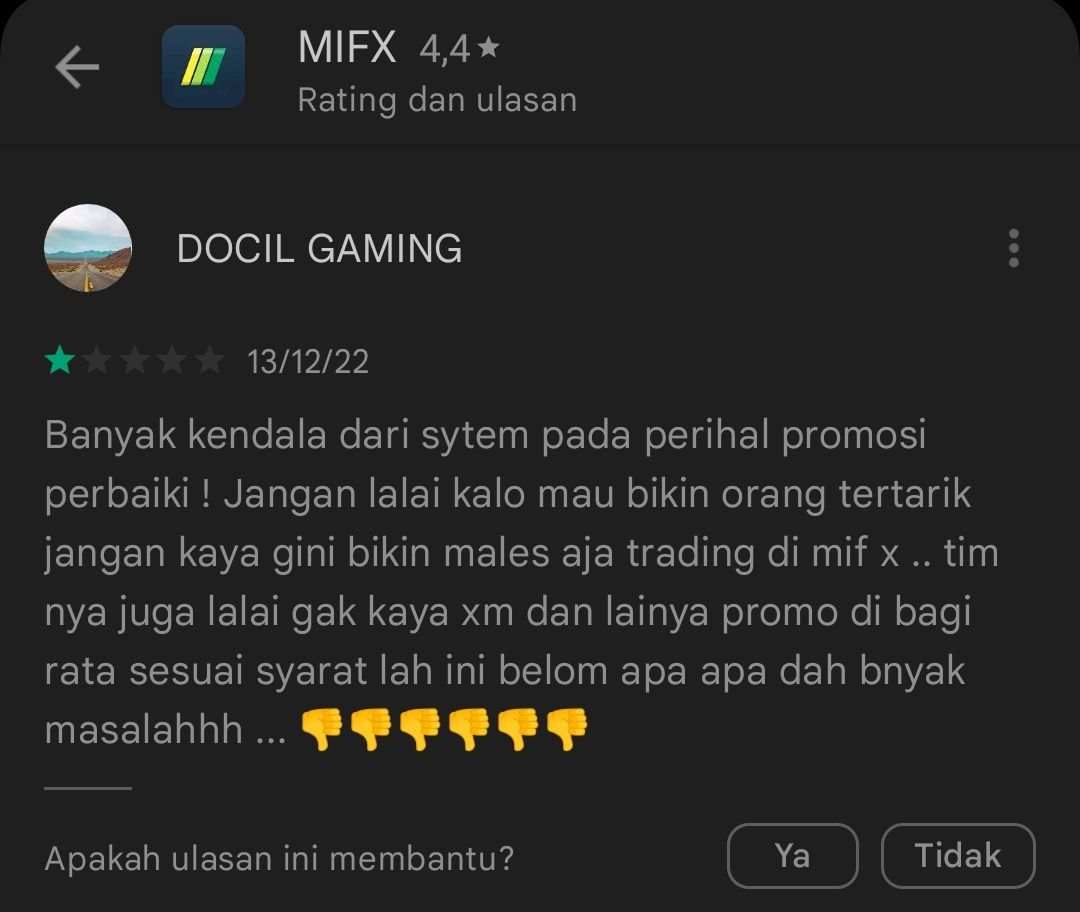 Broker MIFX Diduga Membohongi Nasabah dengan Promosi