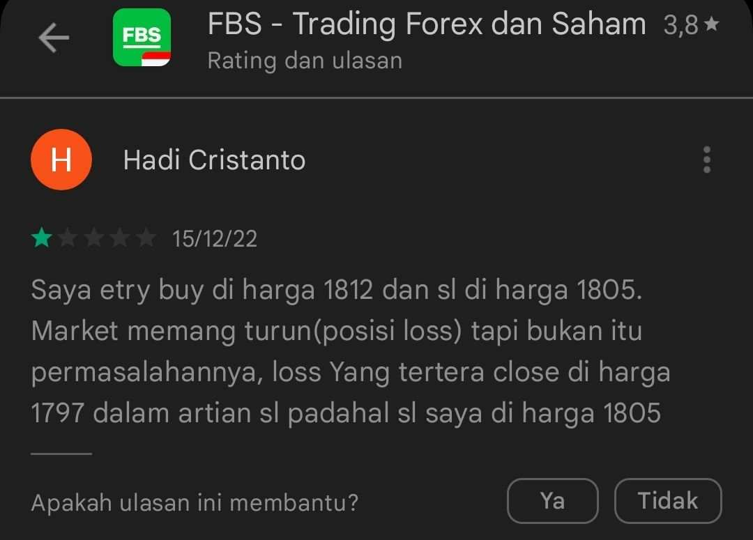 Broker FBS Diduga Sengaja Membuat Nasabah Rugi!