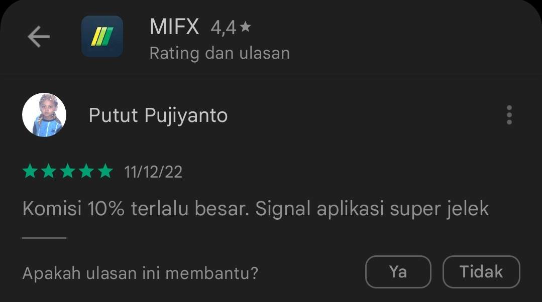 Nasabah Resah Terhadap Komisi Broker MIFX  yang Terbilang Terlalu Besar!