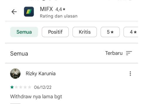 WD Broker MIFX Prosesnya Lama Sekali!