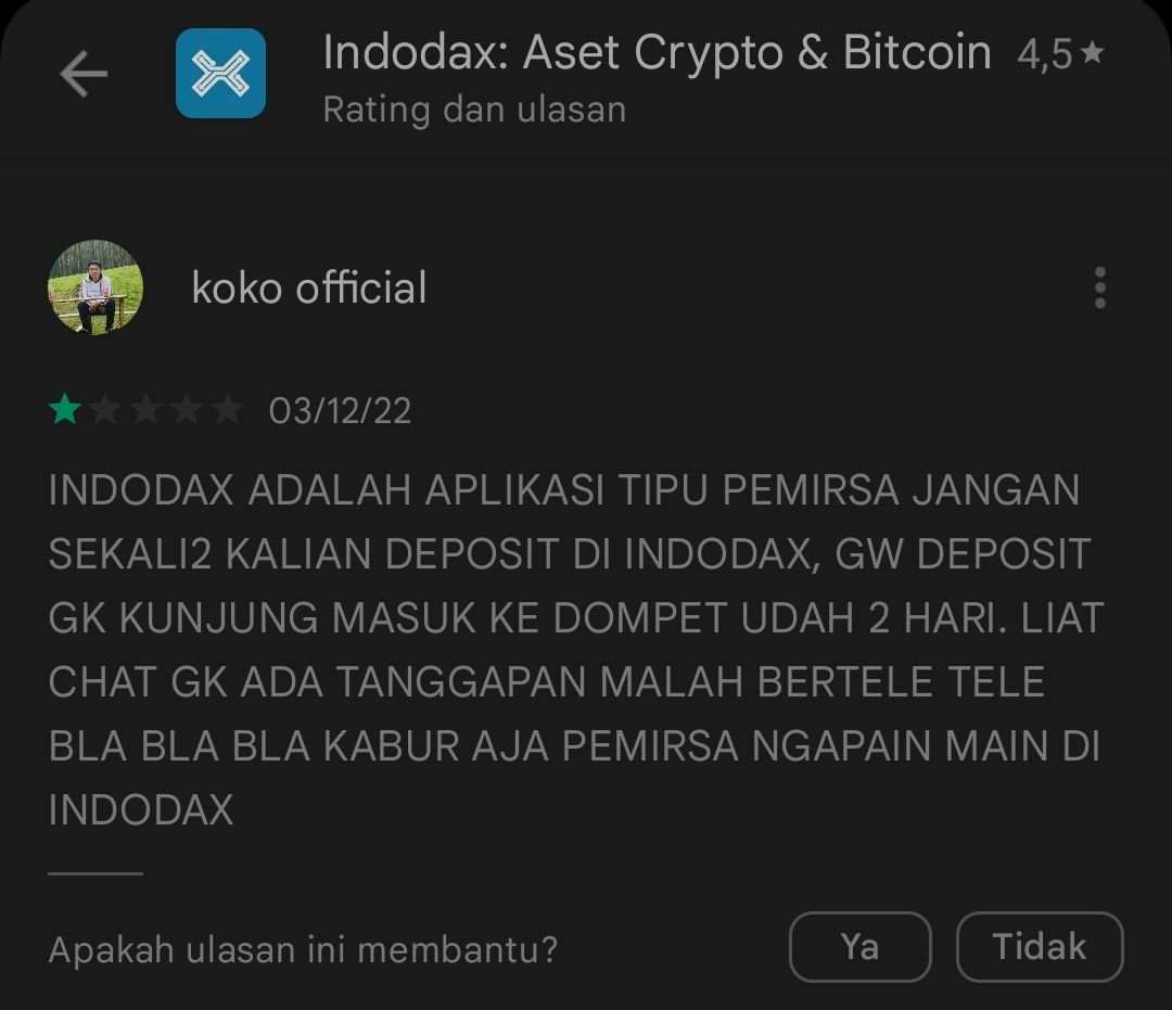 Indodax Terjerat Penipuan?