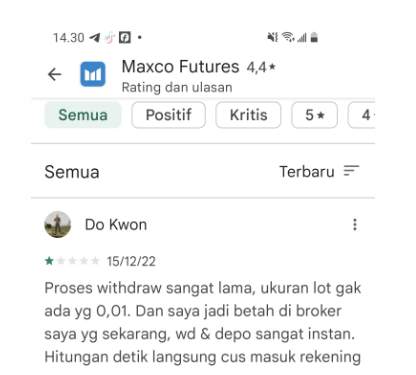 Kapan Yah Maxco Tersedia Lot 0.01? 