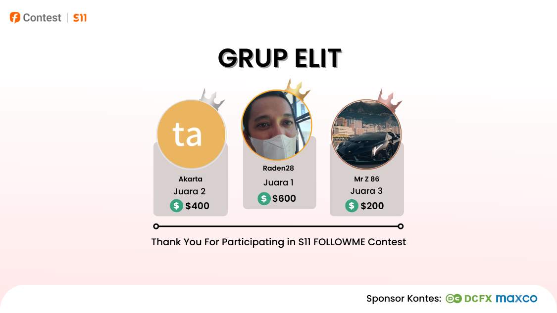 Penyerahan Hadiah Kontes Trading FOLLOWME S11