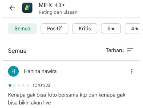 Proses KYC MIFX Menyulitkan Seorang Pengguna? 