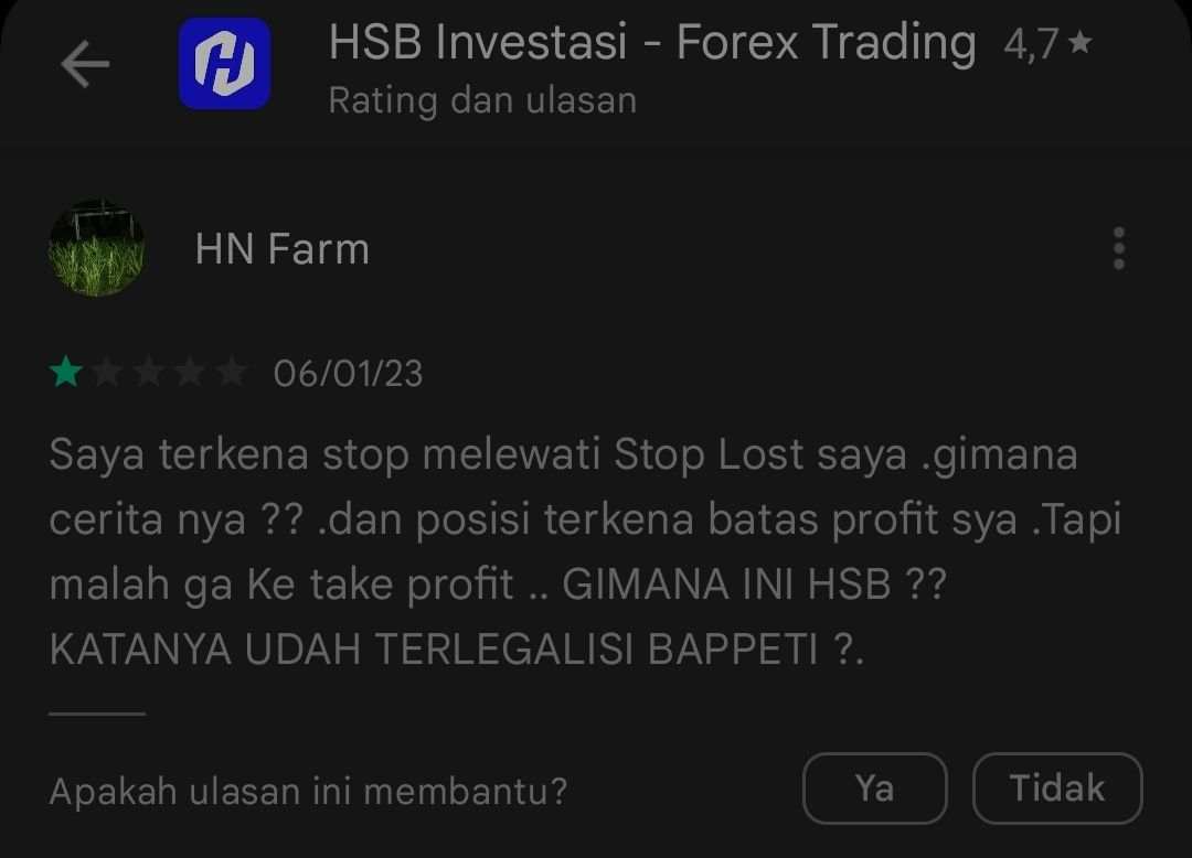 Nasabah Broker HSB Ungkap Kecurangan Broker HSB, Ada Apa?