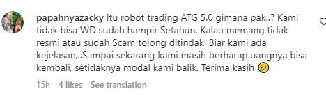 Bagaimana Kelanjutan Kasus Robot Trading ATG?