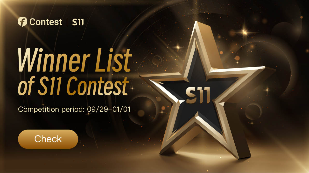 Congratulations! S11 Contest Winners!