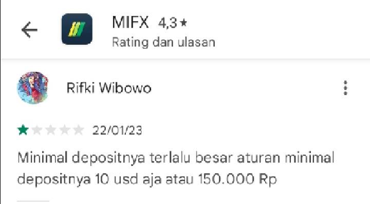 Minimal Deposit Broker MIFX Terbilang Besar, Memang Iya?!