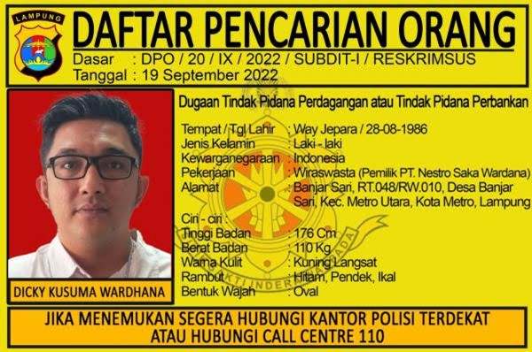 Lanjutan Kasus Investasi Bodong Trading Forex Lampung Kini Menjadi P21