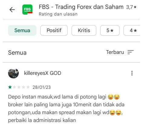 Terlalu Banyak Potongan Admin di FBS, Rugi!