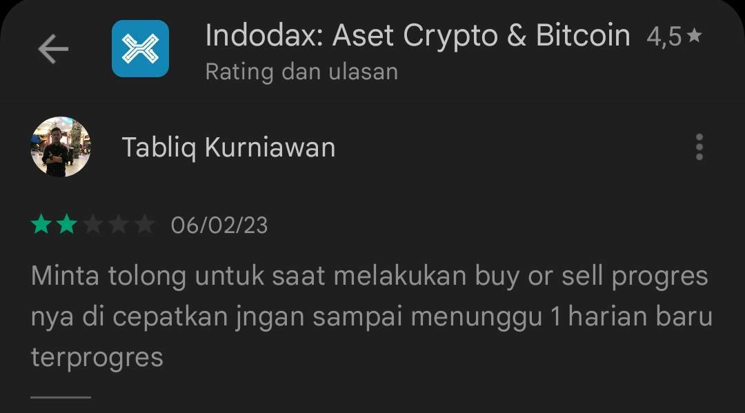 Transaksi Buy atau Sell di Indodax Selalu Tertahan?
