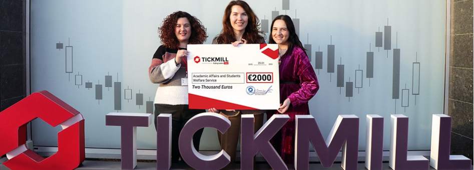 Tickmill quyên góp để hỗ trợ sinh viên UCY