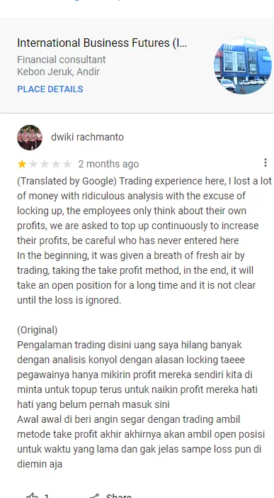 Pengalaman Buruk Trading di IBF, Gak Rekomen? 