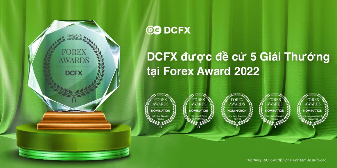 DCFX được đề cử 5 Giải Thưởng Tại Forex Award 2022