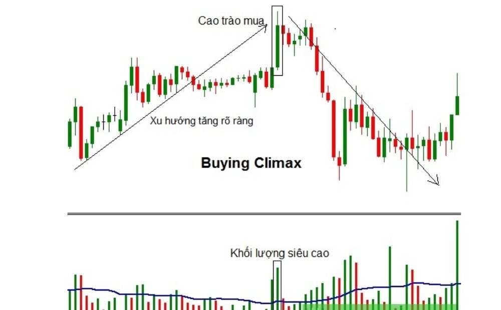 Buying Climax là gì? Cách giao dịch với Buying Climax trong VSA