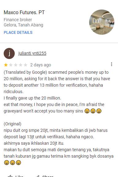 Waduh, Ada Oknum yang Mengatasnamakan maxco?!
