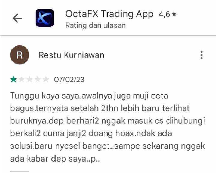 Terbongkar! Setelah 2 Tahun Broker OctaFx Terlihat Bobroknya