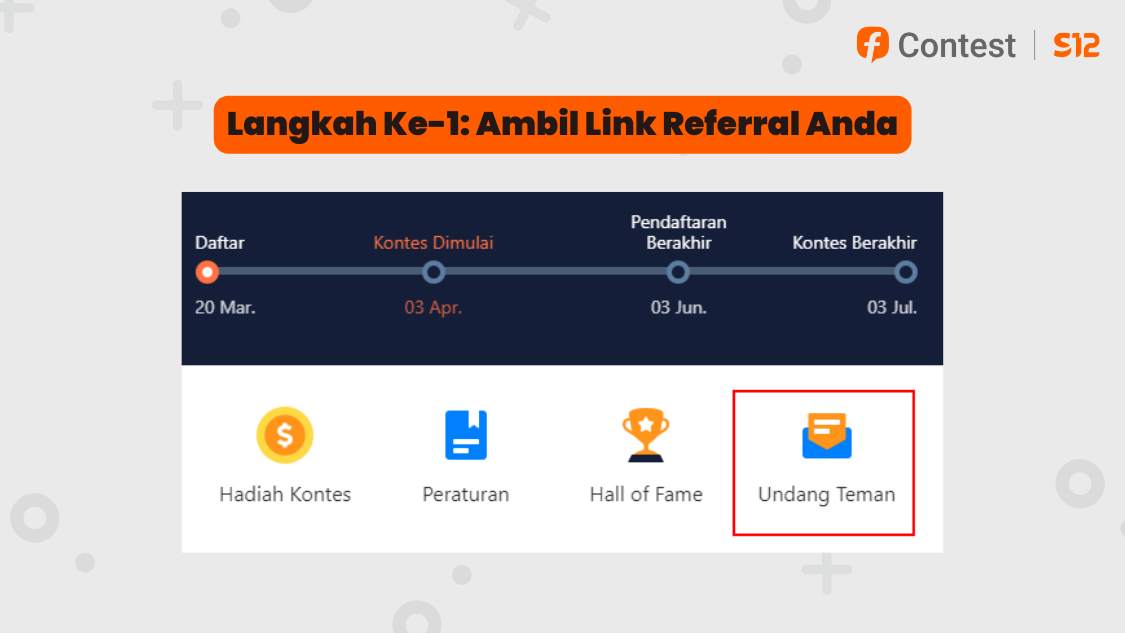 Undang Teman $3/ Pengguna, Ayo Raih Bonus Lebih Banyak Lagi!