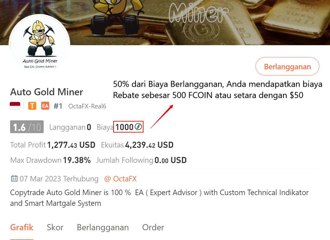 Maksimalkan Potensi Trading Anda dengan Program Rebate Biaya Berlangganan dari Broker Sponsor!