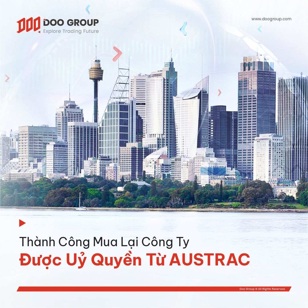 Doo Group thông báo đã mua lại công ty được uỷ quyền bởi AUSTRAC