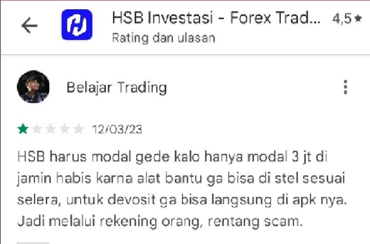 Ketentuan Minimal Deposit HSB Tidak Cocok untuk Pemula