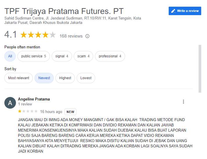 Perlu Waspada Jika Ada Oknum yang Mengatasnamakan TPFx!