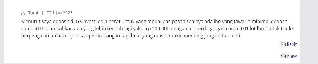 GKInvest Belum Support Lot 0.01, Mending Trading di Broker Lain? 