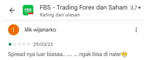Spread FBS Luar Biasa Tidak Masuk Akal