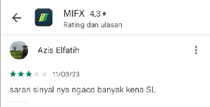 Jangan Ikuti Signal yang Diberikan MIFX, Kacau!