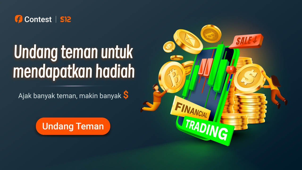 Undang Teman $3/ Pengguna, Ayo Raih Bonus Lebih Banyak Lagi!