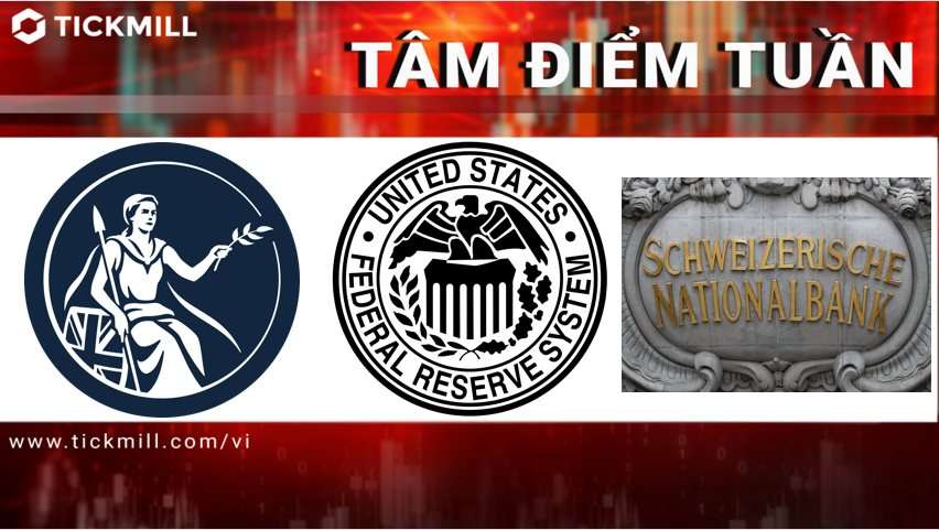 Tickmill - Tâm điểm Tuần giao dịch | Tuần của Bank TW 