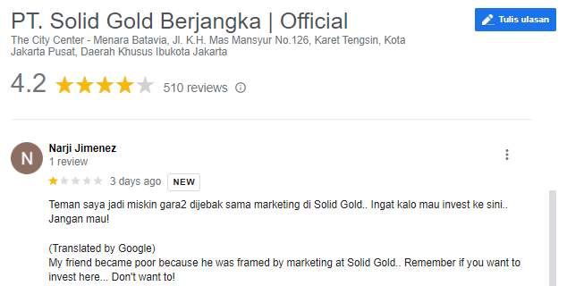 Apakah Benar Broker SGB Terlibat Penipuan Investasi?