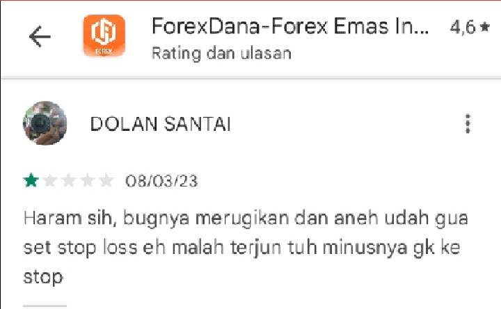 Waduh Pengguna Mencurigai Transaksi nya Dipermainkan oleh ForexDana?