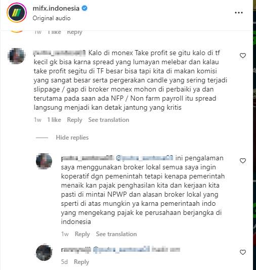 Pengalaman Trader Menggunakan Broker Lokal MIFX...