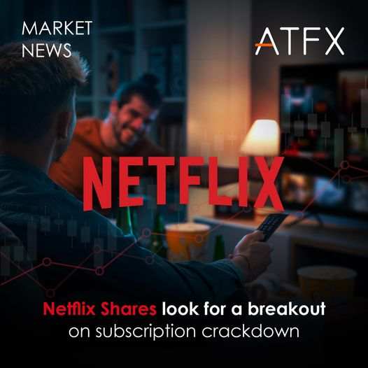 Cổ phiếu Netflix tìm kiếm sự đột phá trong cuộc đàn áp đăng ký - ATFX