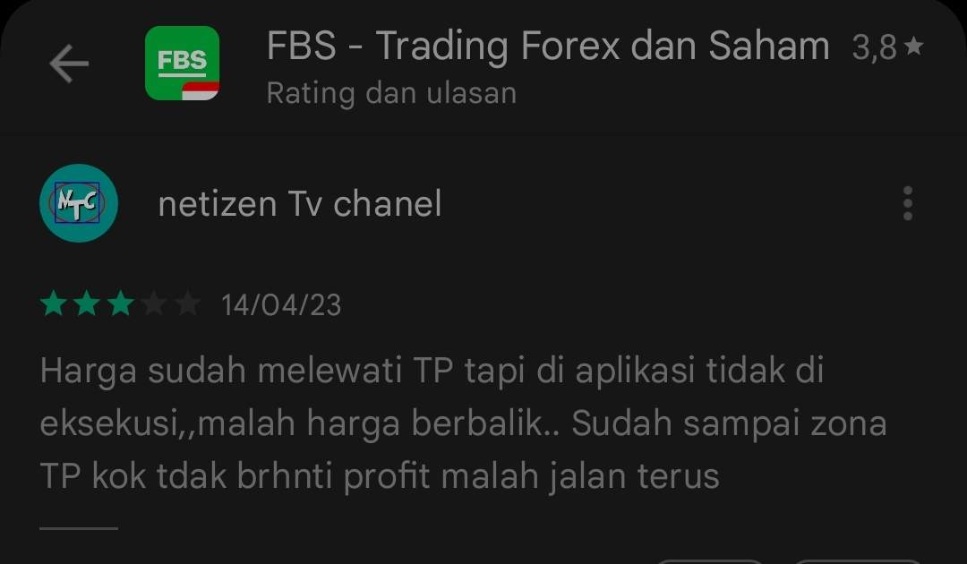 Tetiba Harga Berbalik, Ada Apa dengan FBS?
