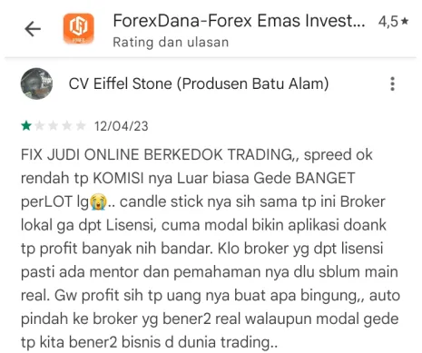 Duh Hati-Hati Trading di Forex Dana!