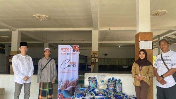 Momentum Ramadhan 1444 H, Empat Ponpes di Pulau Bangka Terima Bantuan Beras dari ICDX