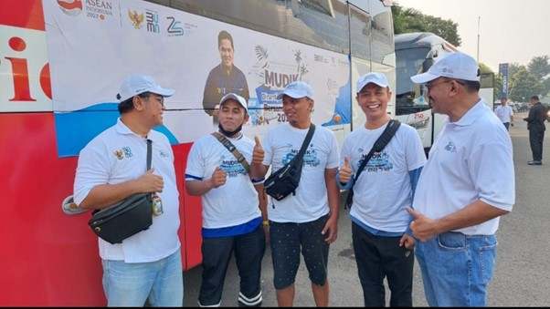 Mudik Bersama BUMN, KBI Berangkatkan 200 Penumpang Jurusan Yogyakarta