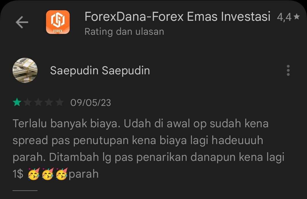 Biaya Trading Broker ForexDana Terlalu Mahal?