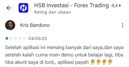 Pengguna Kecewa Setelah Dicurangi HSB